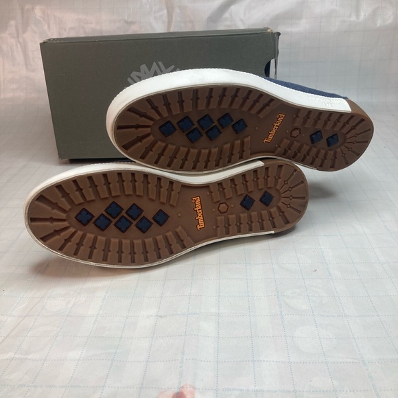 Timberland TB0A1575 Men's Navy Washed/White Newport Bay 2 Eye Boat Shoes - Picture 13 of 16